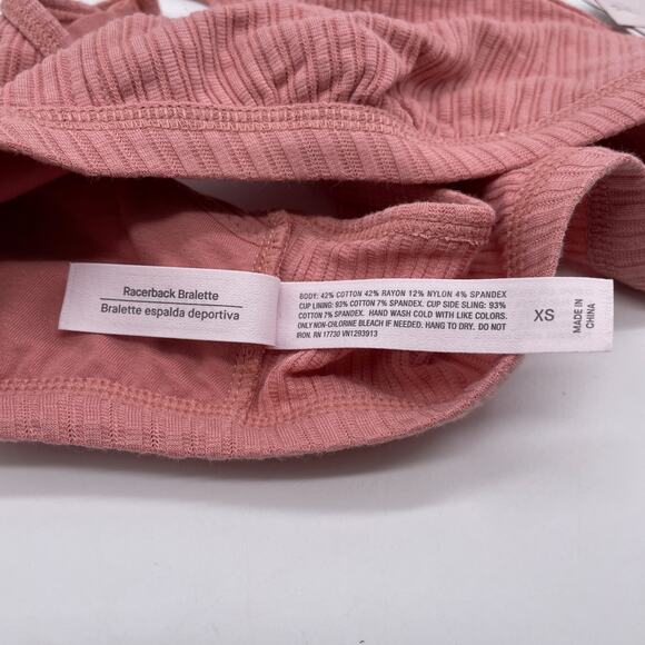 Auden Women's Nursing Wirefree Racerback Bralette Pink Size XS - Picture 7 of 7
